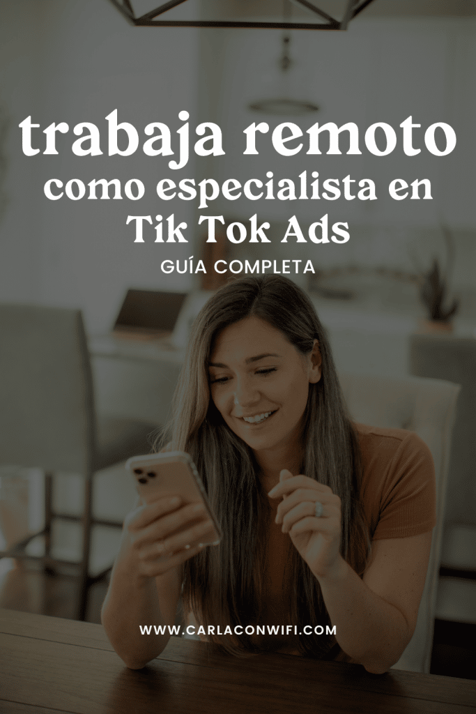 Guía para trabajar en remoto como especialista en TikTok Ads