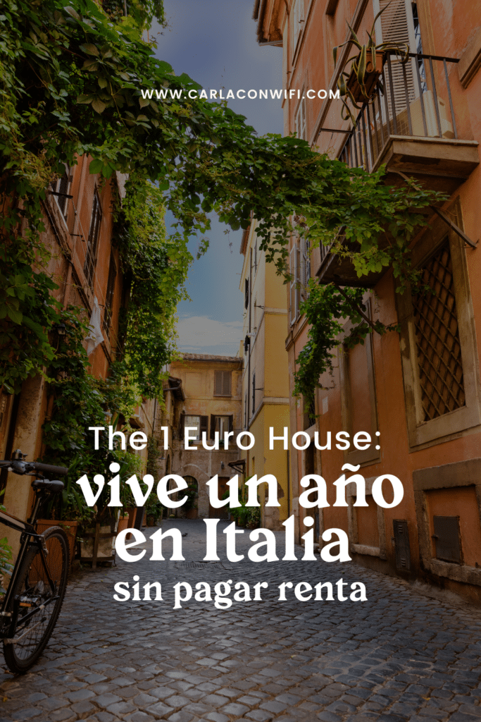 The 1 Euro House: Vive un año en Italia sin pagar renta